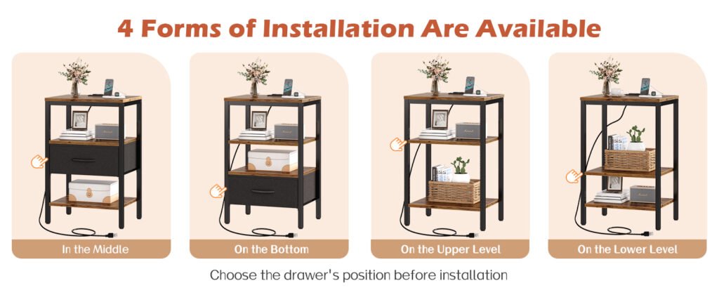 Superjare Nightstand