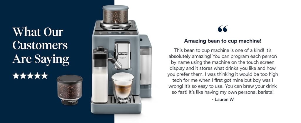 De'Longhi Rivelia espresso machine